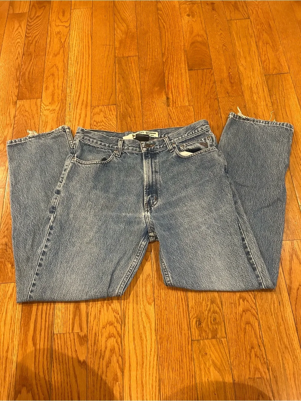 Vintage Harley-Davidson Men’s Jeans 34x30 Blue Denim Regular Fit MotorClothes